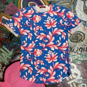 Uniplay Vibrant Floral Print T-Shirt - Size Medium | Made in Italy​